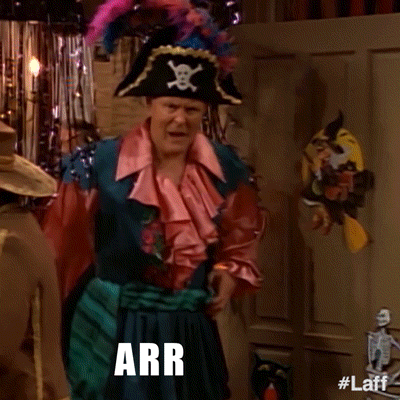 john lithgow as a pirate saying arr